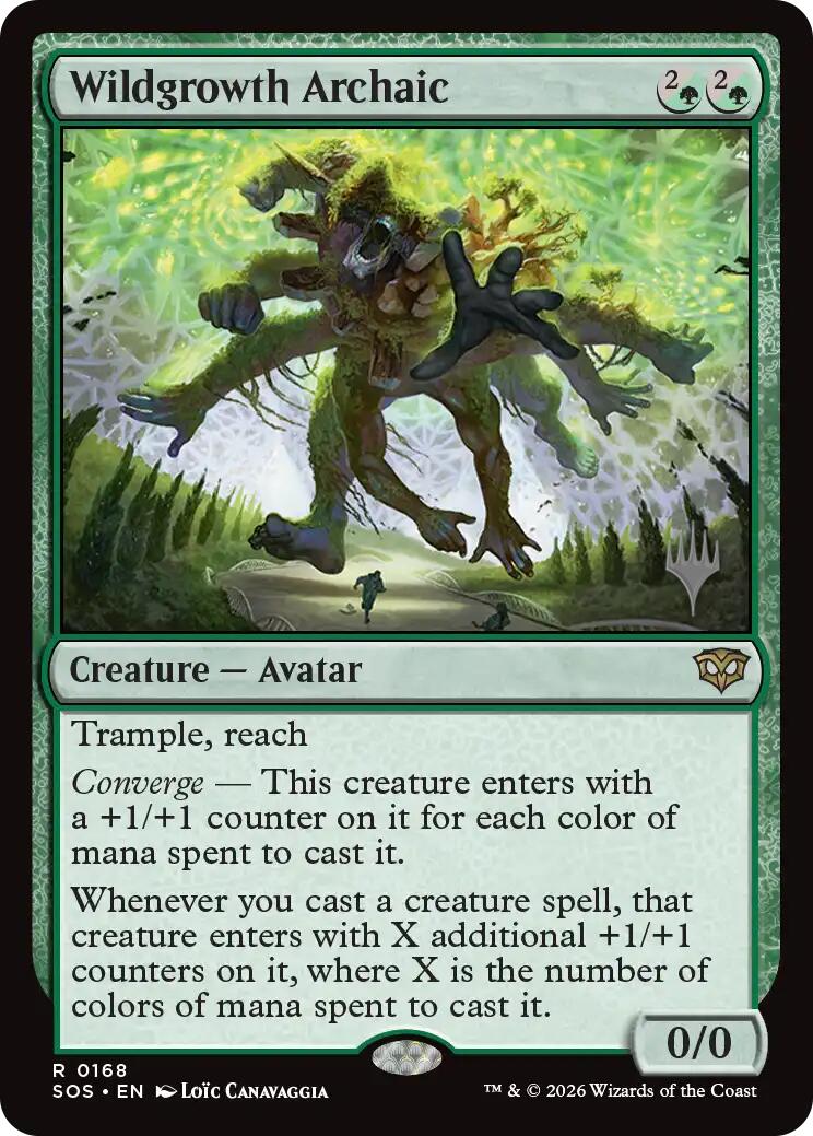 Wildgrowth Archaic [Secrets of Strixhaven Promos] | Game Master's Emporium (The New GME)