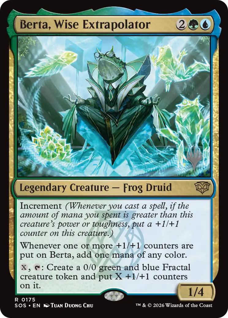 Berta, Wise Extrapolator [Secrets of Strixhaven Promos] | Game Master's Emporium (The New GME)
