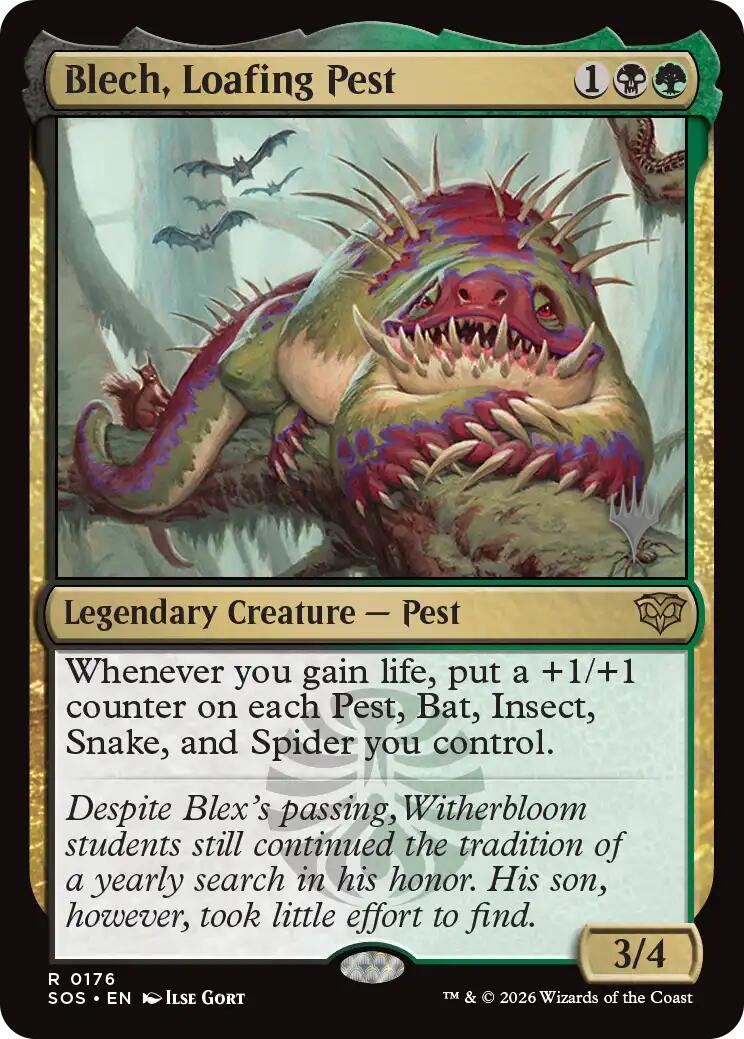 Blech, Loafing Pest [Secrets of Strixhaven Promos] | Game Master's Emporium (The New GME)