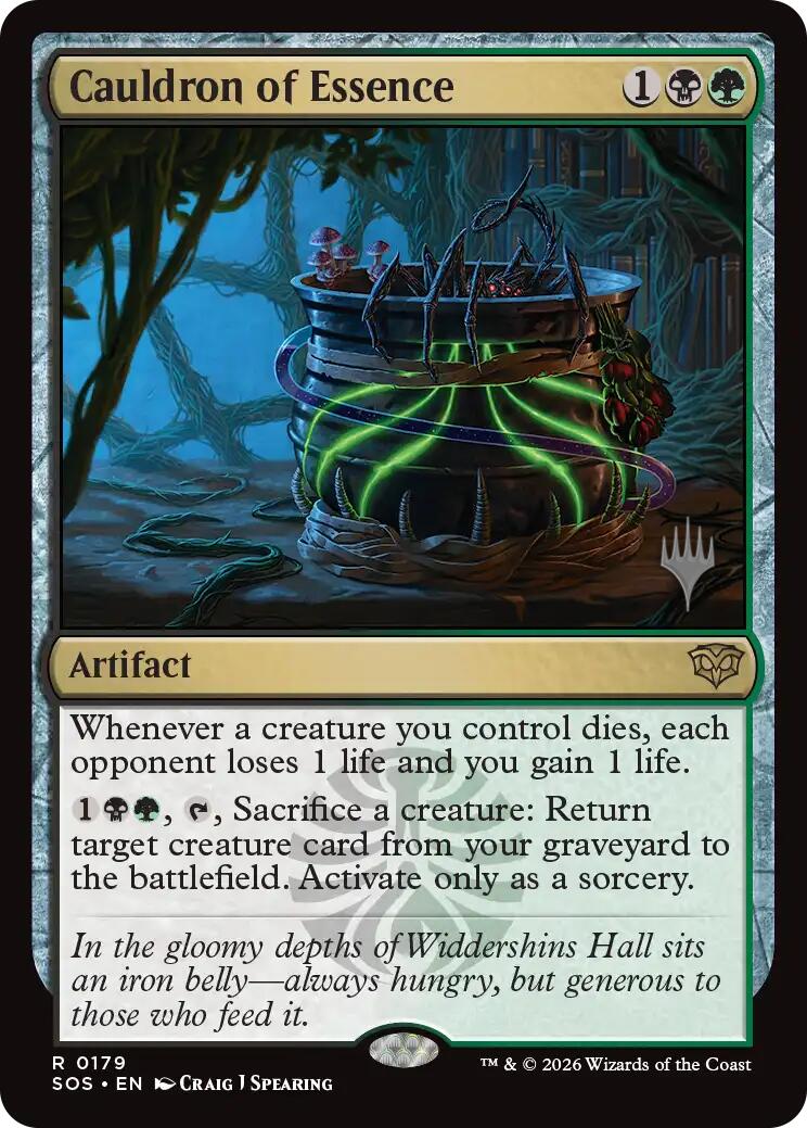 Cauldron of Essence [Secrets of Strixhaven Promos] | Game Master's Emporium (The New GME)