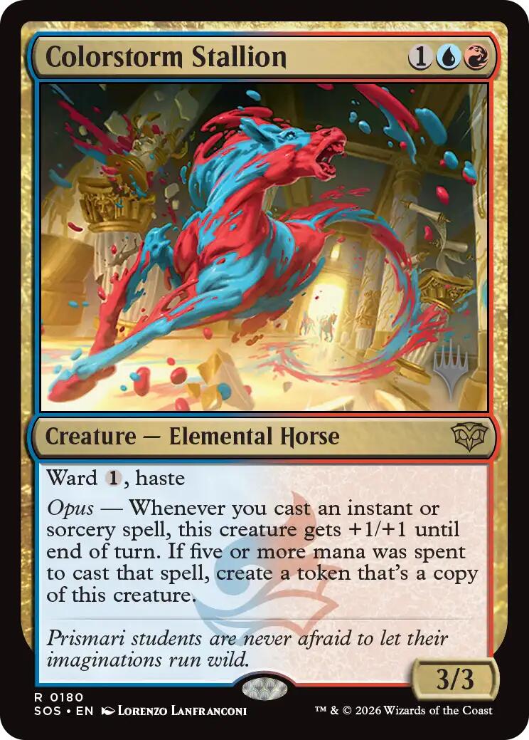 Colorstorm Stallion [Secrets of Strixhaven Promos] | Game Master's Emporium (The New GME)
