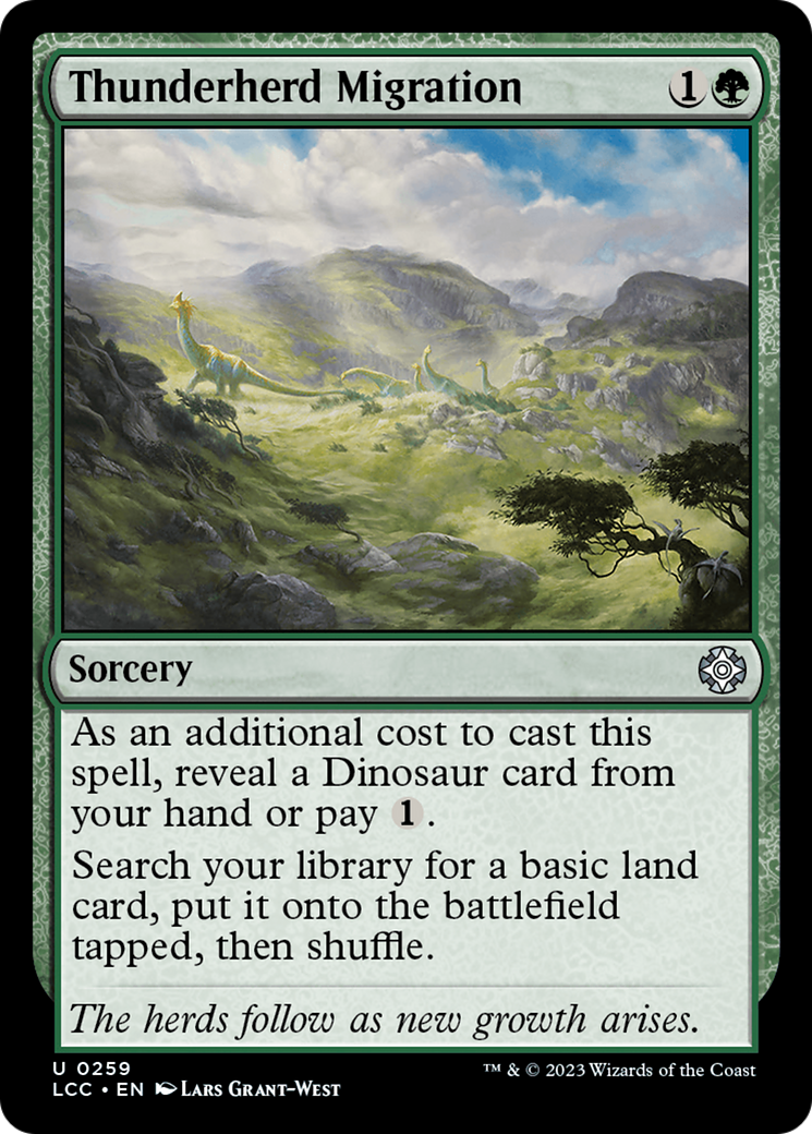 Thunderherd Migration [The Lost Caverns of Ixalan Commander] | Game Master's Emporium (The New GME)