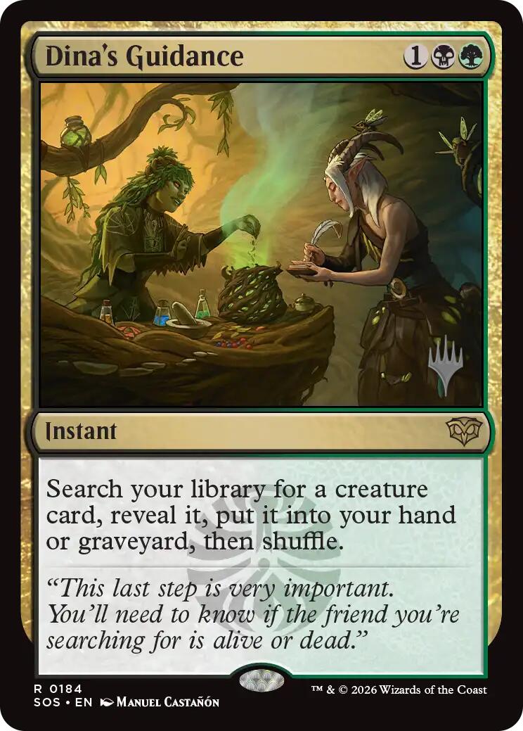 Dina's Guidance [Secrets of Strixhaven Promos] | Game Master's Emporium (The New GME)