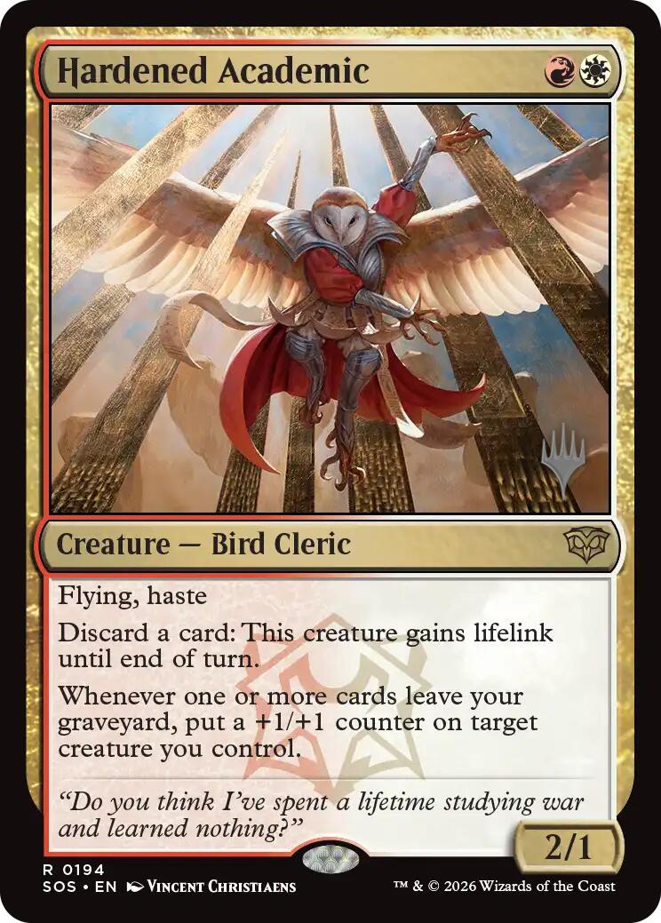 Hardened Academic [Secrets of Strixhaven Promos] | Game Master's Emporium (The New GME)