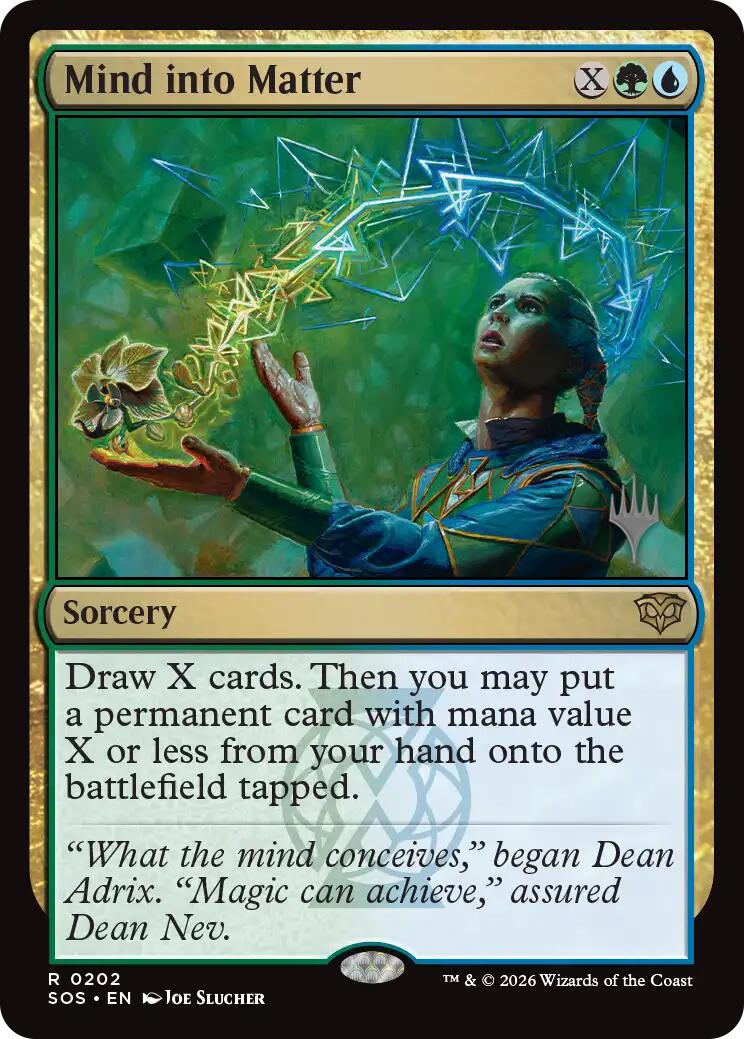 Mind into Matter [Secrets of Strixhaven Promos] | Game Master's Emporium (The New GME)