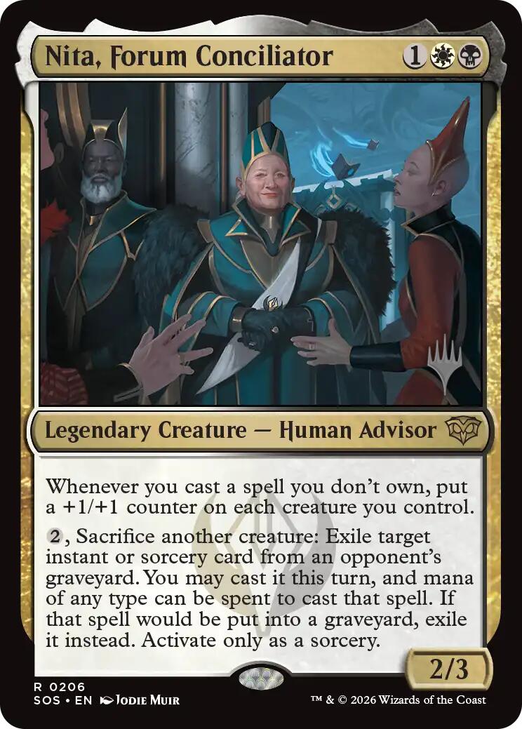 Nita, Forum Conciliator [Secrets of Strixhaven Promos] | Game Master's Emporium (The New GME)