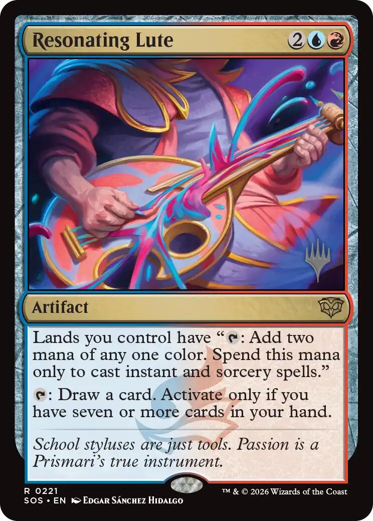 Resonating Lute [Secrets of Strixhaven Promos] | Game Master's Emporium (The New GME)
