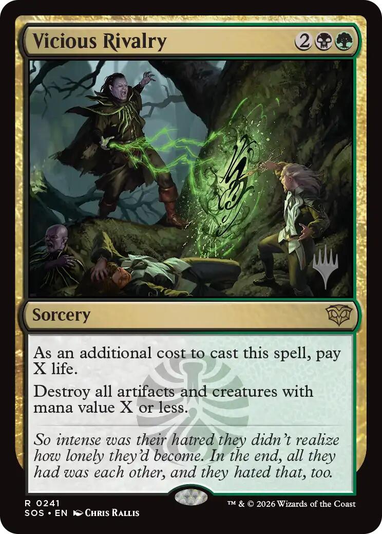 Vicious Rivalry [Secrets of Strixhaven Promos] | Game Master's Emporium (The New GME)