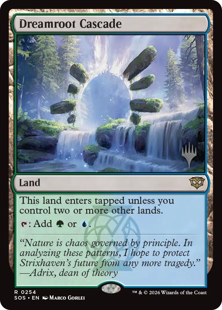 Dreamroot Cascade [Secrets of Strixhaven Promos] | Game Master's Emporium (The New GME)