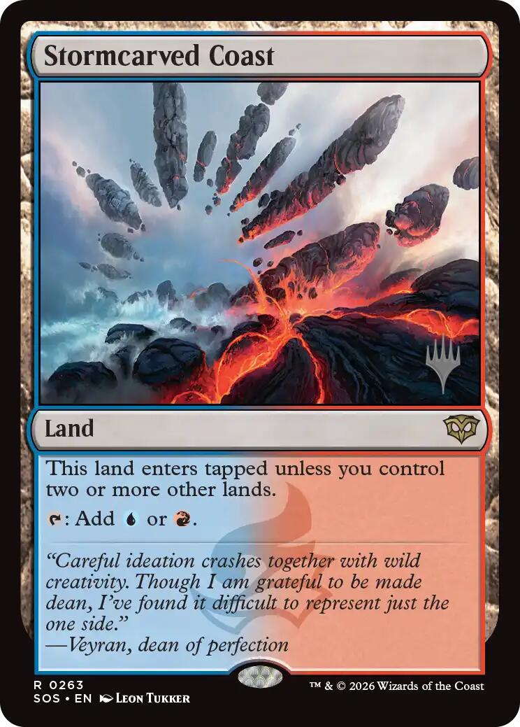 Stormcarved Coast [Secrets of Strixhaven Promos] | Game Master's Emporium (The New GME)