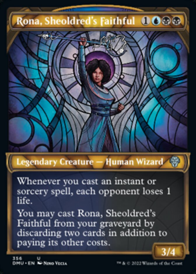 Rona, Sheoldred's Faithful (Showcase Textured) [Dominaria United] | Game Master's Emporium (The New GME)