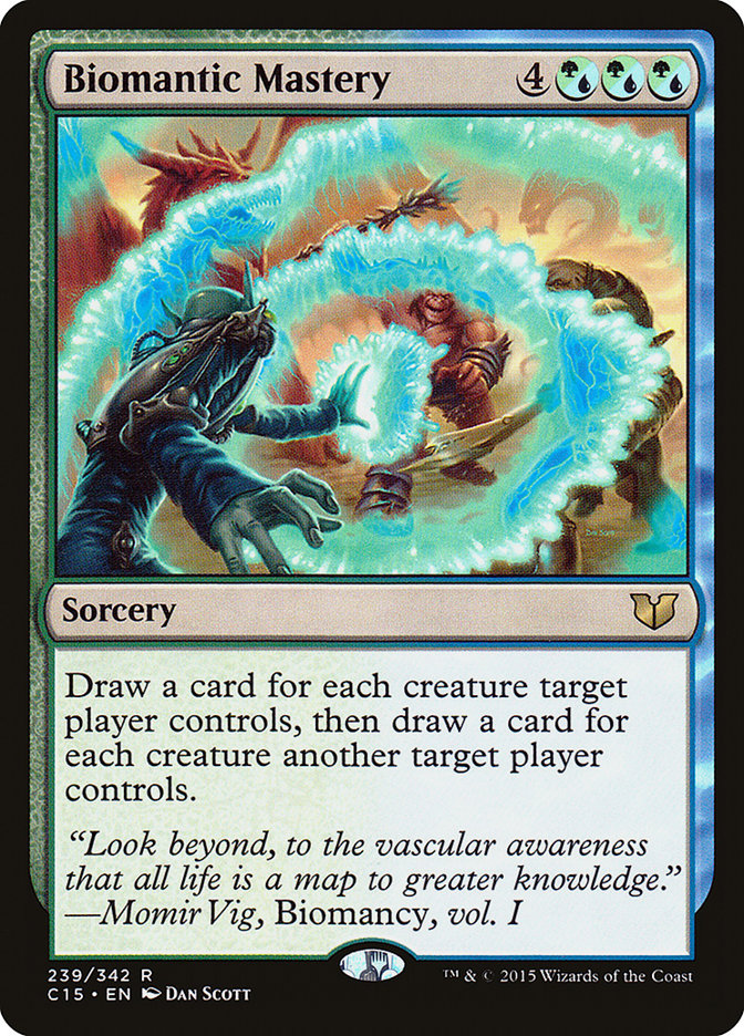 Biomantic Mastery [Commander 2015] | Game Master's Emporium (The New GME)