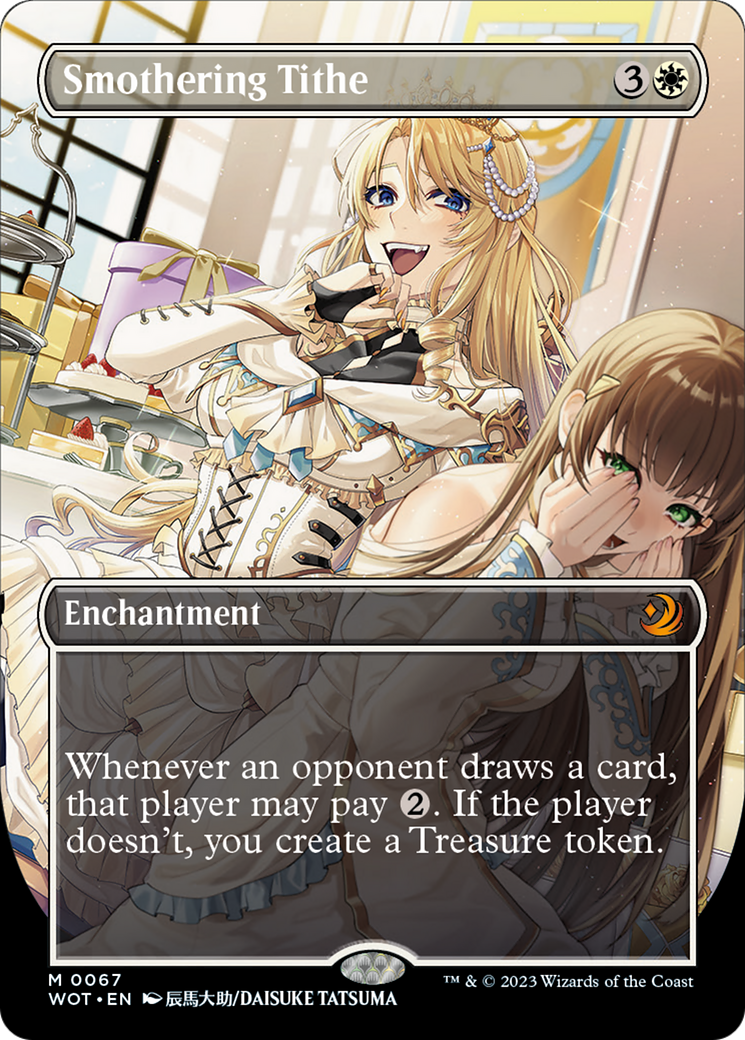 Smothering Tithe (Anime Borderless) [Wilds of Eldraine: Enchanting Tales] | Game Master's Emporium (The New GME)