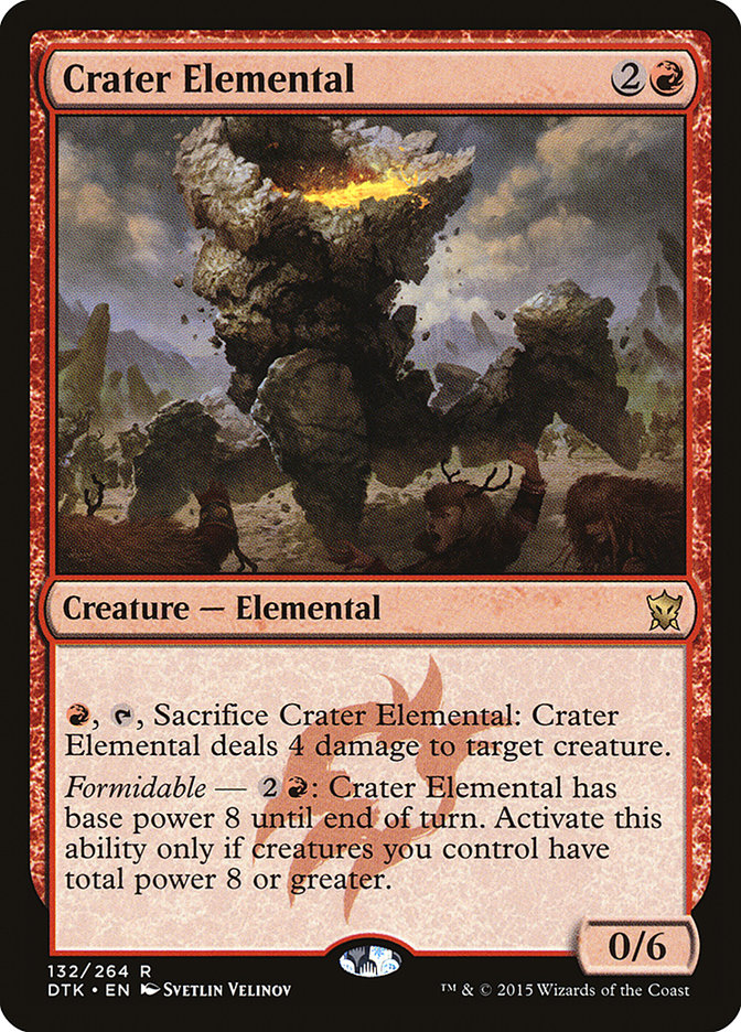 Crater Elemental [Dragons of Tarkir] | Game Master's Emporium (The New GME)
