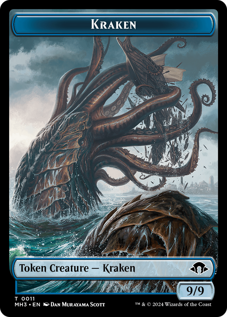 Kraken Token [Modern Horizons 3 Tokens] | Game Master's Emporium (The New GME)