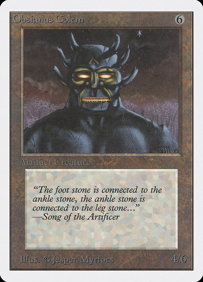 Obsianus Golem [Unlimited Edition] | Game Master's Emporium (The New GME)