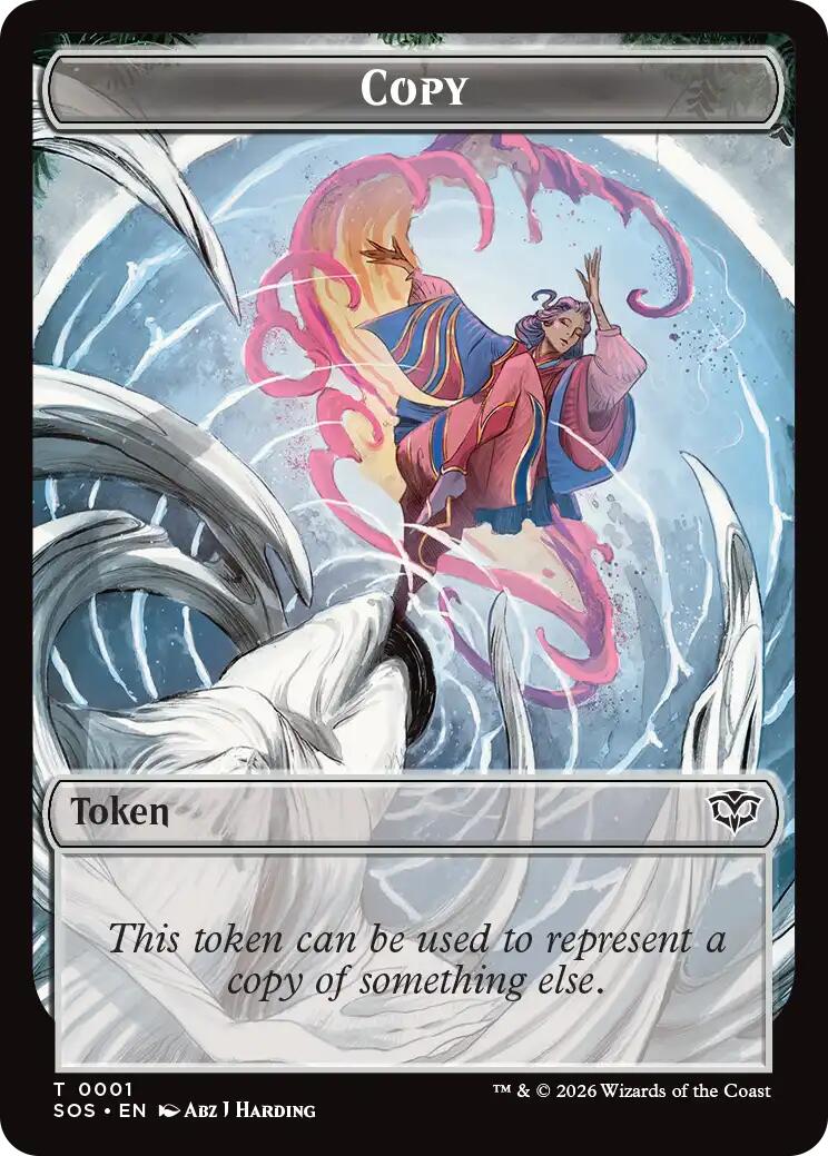 Spirit (0025) // Copy Double-Sided Token [Secrets of Strixhaven Commander Tokens] | Game Master's Emporium (The New GME)