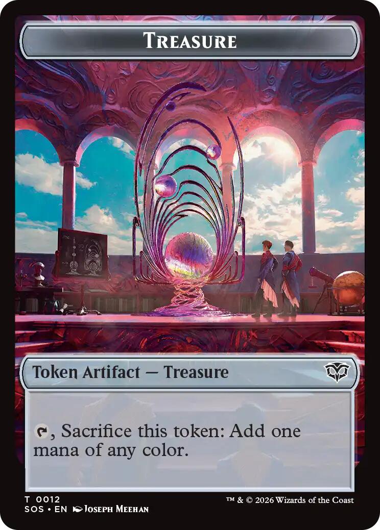Phyrexian Germ // Treasure Double-Sided Token [Secrets of Strixhaven Commander Tokens] | Game Master's Emporium (The New GME)