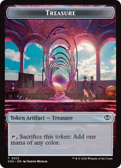 Phyrexian Germ // Treasure Double-Sided Token [Secrets of Strixhaven Commander Tokens] | Game Master's Emporium (The New GME)