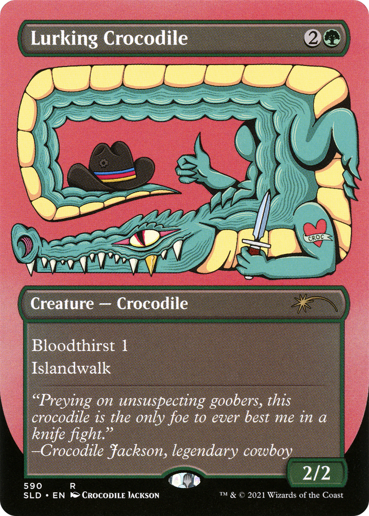 Lurking Crocodile [Secret Lair Drop Promos] | Game Master's Emporium (The New GME)