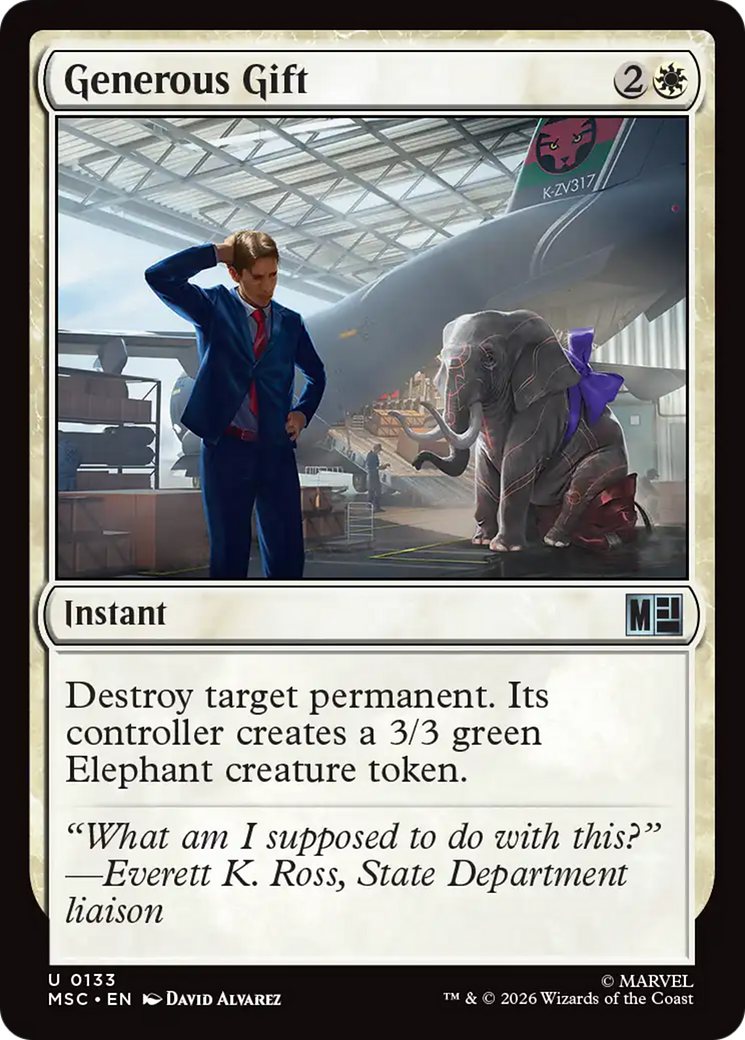 Generous Gift [Marvel Super Heroes Commander] | Game Master's Emporium (The New GME)