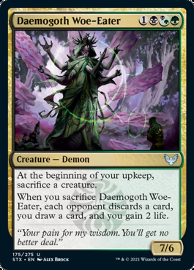 Daemogoth Woe-Eater [Strixhaven: School of Mages] | Game Master's Emporium (The New GME)