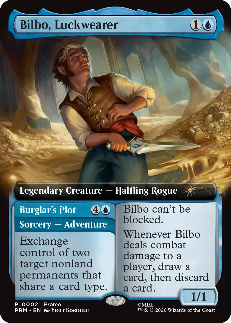 Bilbo, Luckwearer (Extended Art) [Media Promos] | Game Master's Emporium (The New GME)