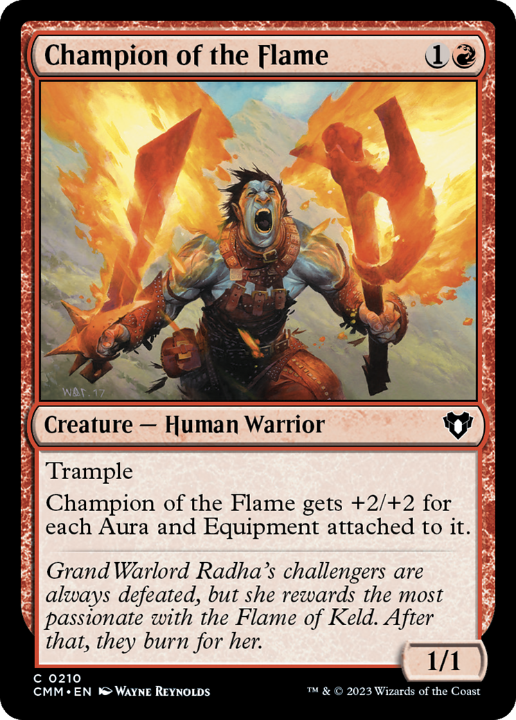 Champion of the Flame [Commander Masters] | Game Master's Emporium (The New GME)