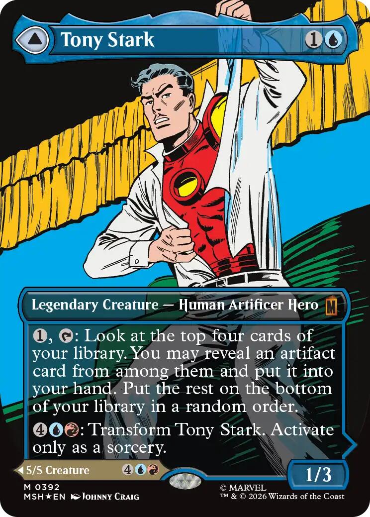 Tony Stark (Borderless) (0392) [Marvel Super Heroes] | Game Master's Emporium (The New GME)