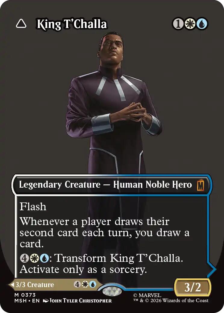 King T'Challa (Borderless) (0373) [Marvel Super Heroes] | Game Master's Emporium (The New GME)