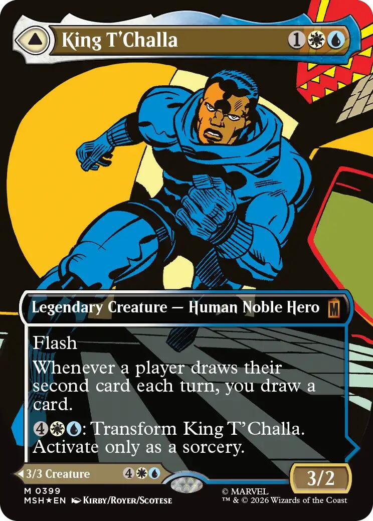 King T'Challa (Borderless) (0399) [Marvel Super Heroes] | Game Master's Emporium (The New GME)