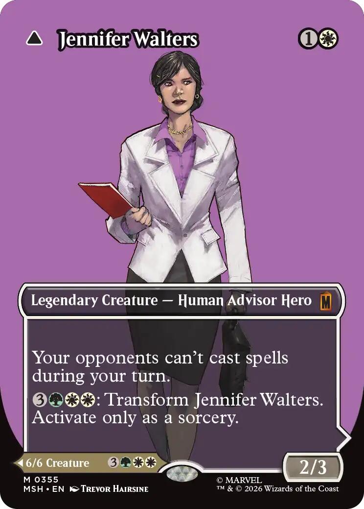 Jennifer Walters // The Sensational She-Hulk (Borderless) (0355) [Marvel Super Heroes] | Game Master's Emporium (The New GME)