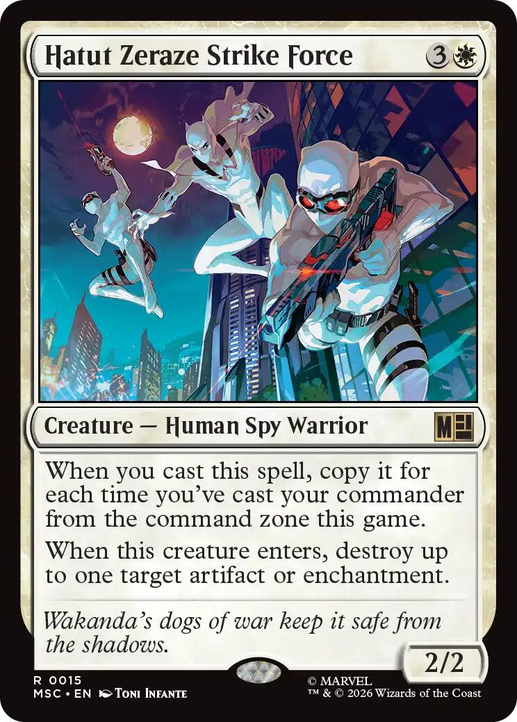 Hatut Zeraze Strike Force (Surge Foil) [Marvel Super Heroes Commander] | Game Master's Emporium (The New GME)