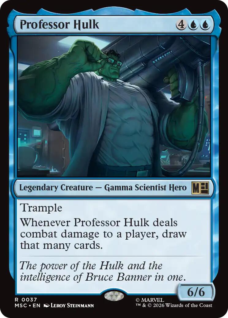 Professor Hulk (Surge Foil) [Marvel Super Heroes Commander] | Game Master's Emporium (The New GME)