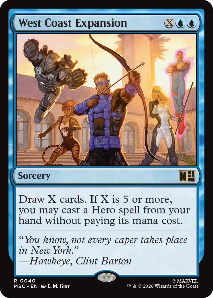 West Coast Expansion (Surge Foil) [Marvel Super Heroes Commander] | Game Master's Emporium (The New GME)