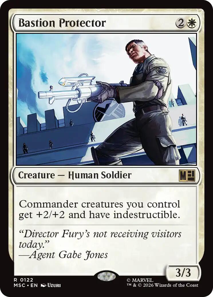 Bastion Protector (Surge Foil) [Marvel Super Heroes Commander] | Game Master's Emporium (The New GME)