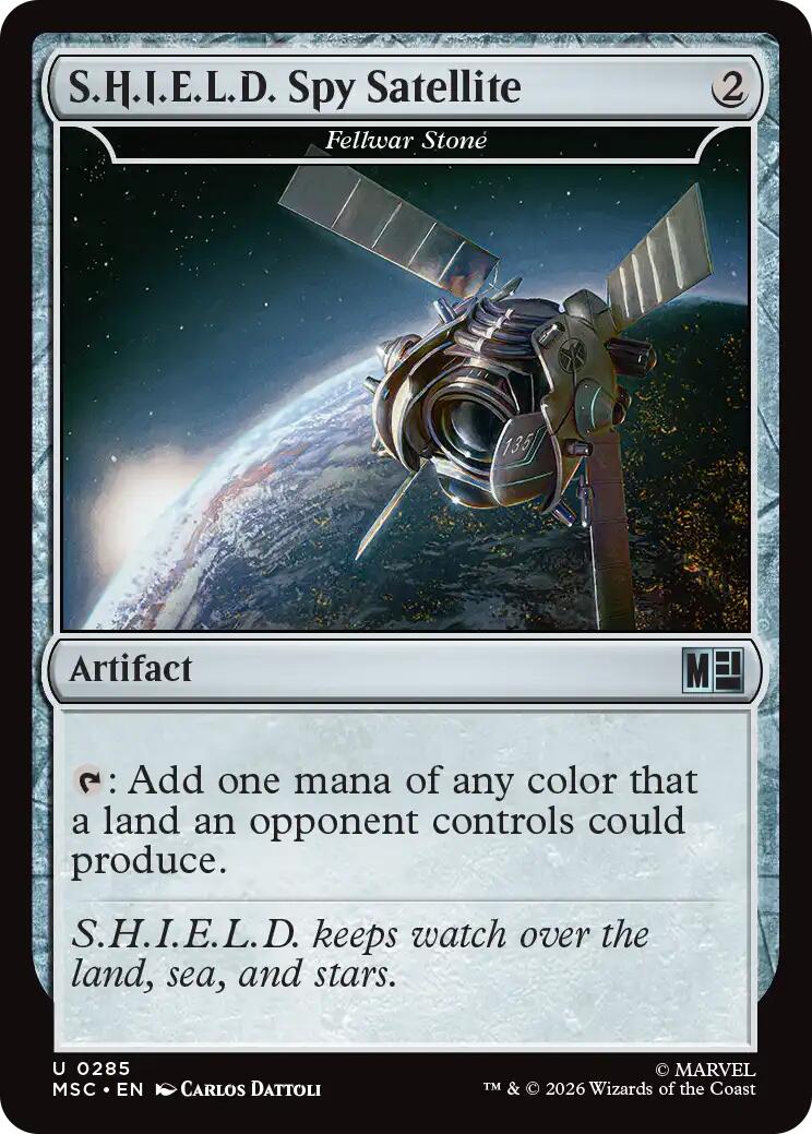 S.H.I.E.L.D. Spy Satellite - Fellwar Stone (Surge Foil) [Marvel Super Heroes Commander] | Game Master's Emporium (The New GME)