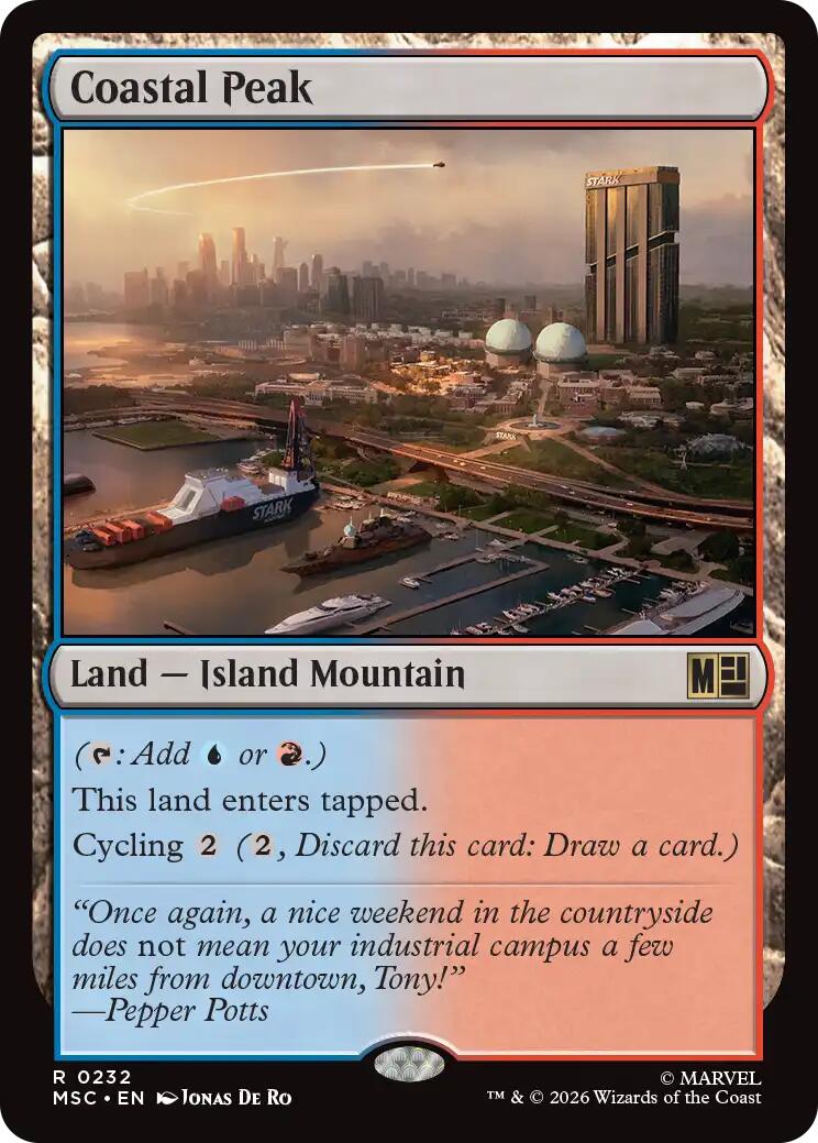 Coastal Peak (Surge Foil) [Marvel Super Heroes Commander] | Game Master's Emporium (The New GME)