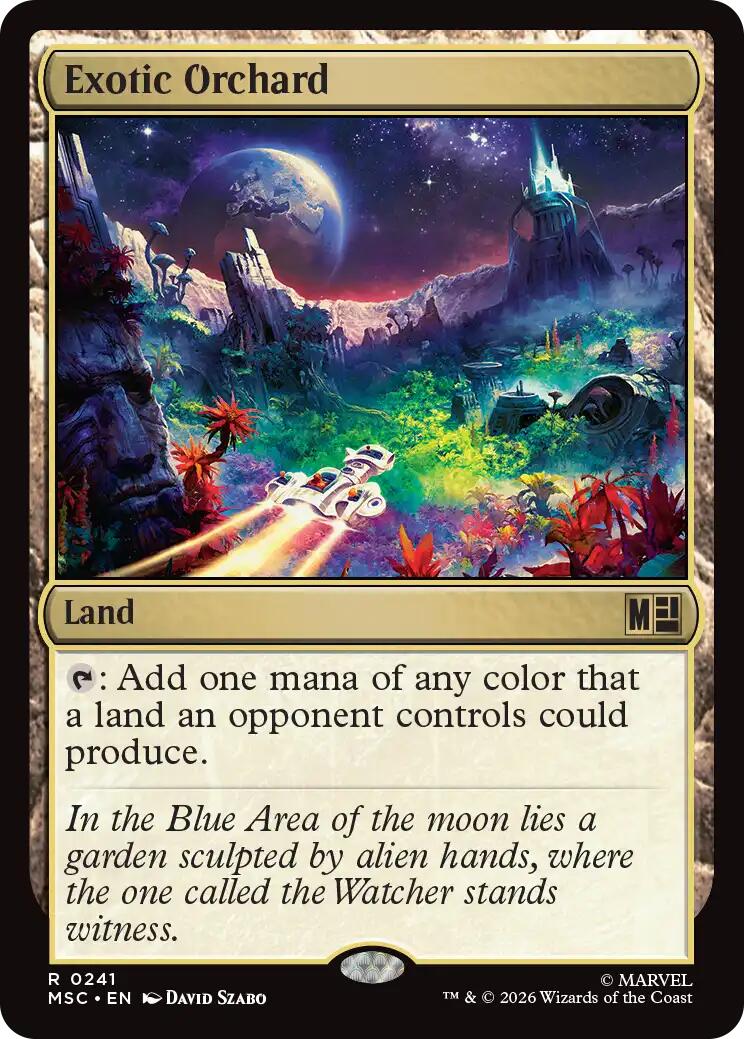 Exotic Orchard (Surge Foil) [Marvel Super Heroes Commander] | Game Master's Emporium (The New GME)