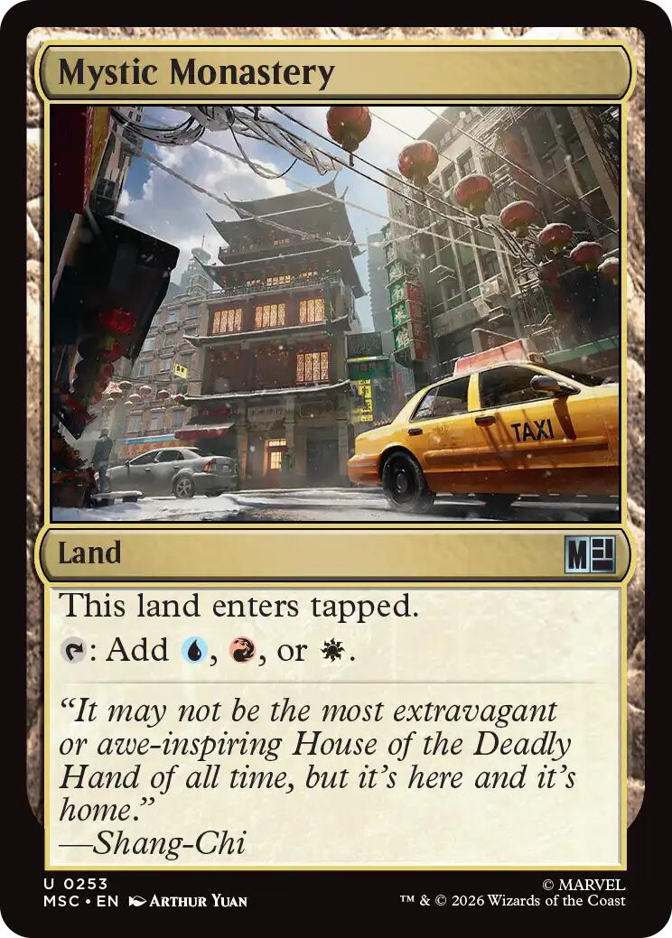 Mystic Monastery (Surge Foil) [Marvel Super Heroes Commander] | Game Master's Emporium (The New GME)