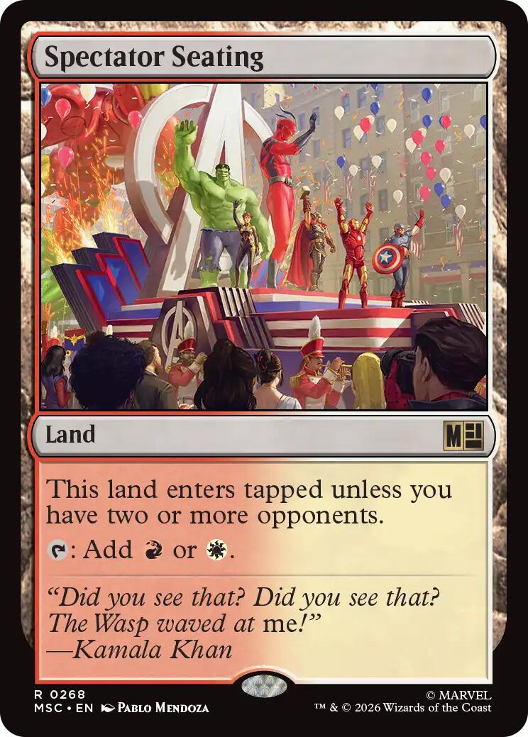 Spectator Seating (Surge Foil) [Marvel Super Heroes Commander] | Game Master's Emporium (The New GME)