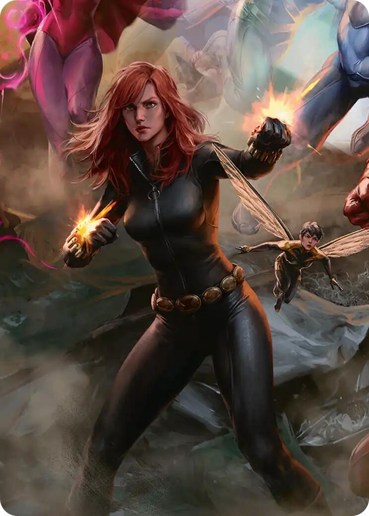 Black Widow, Intel Expert Art Card [Marvel Super Heroes Art Series] | Game Master's Emporium (The New GME)