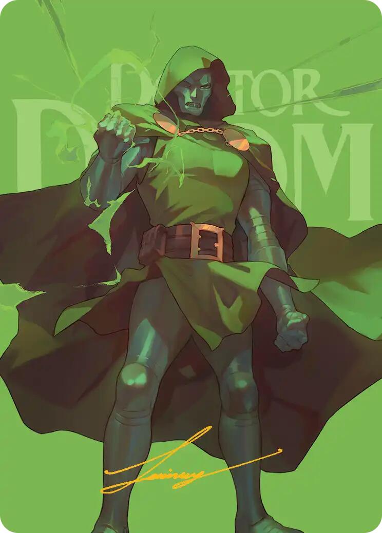 Doctor Doom Art Card (Gold-Stamped Signature) [Marvel Super Heroes Art Series] | Game Master's Emporium (The New GME)