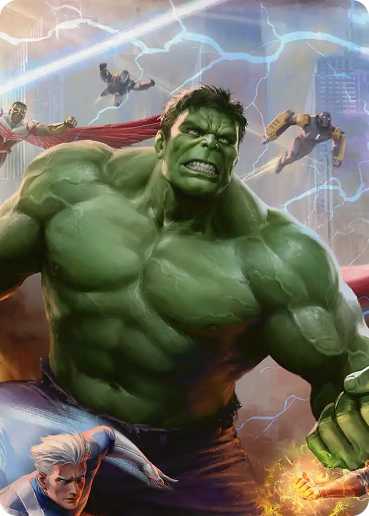 Hulk, Always Angry Art Card [Marvel Super Heroes Art Series] | Game Master's Emporium (The New GME)