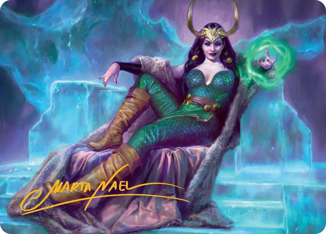 Lady Loki, Agent of Chaos Art Card (Gold-Stamped Signature) [Marvel Super Heroes Art Series] | Game Master's Emporium (The New GME)