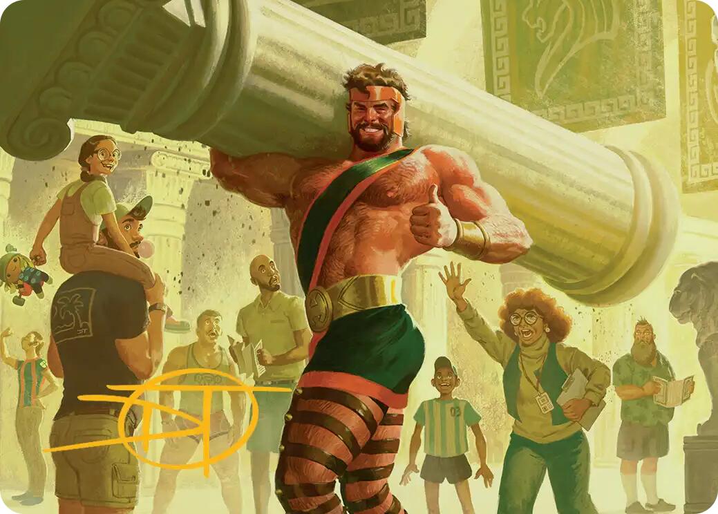 Hercules, Prince of Power Art Card (Gold-Stamped Signature) [Marvel Super Heroes Art Series] | Game Master's Emporium (The New GME)