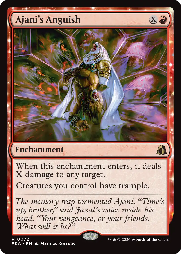 Ajani's Anguish [Reality Fracture] | Game Master's Emporium (The New GME)