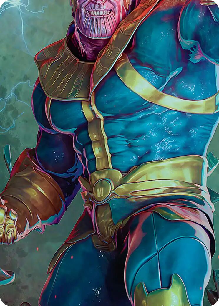 Thanos, the Mad Titan Art Card (5/9) [Marvel Super Heroes Art Series] | Game Master's Emporium (The New GME)