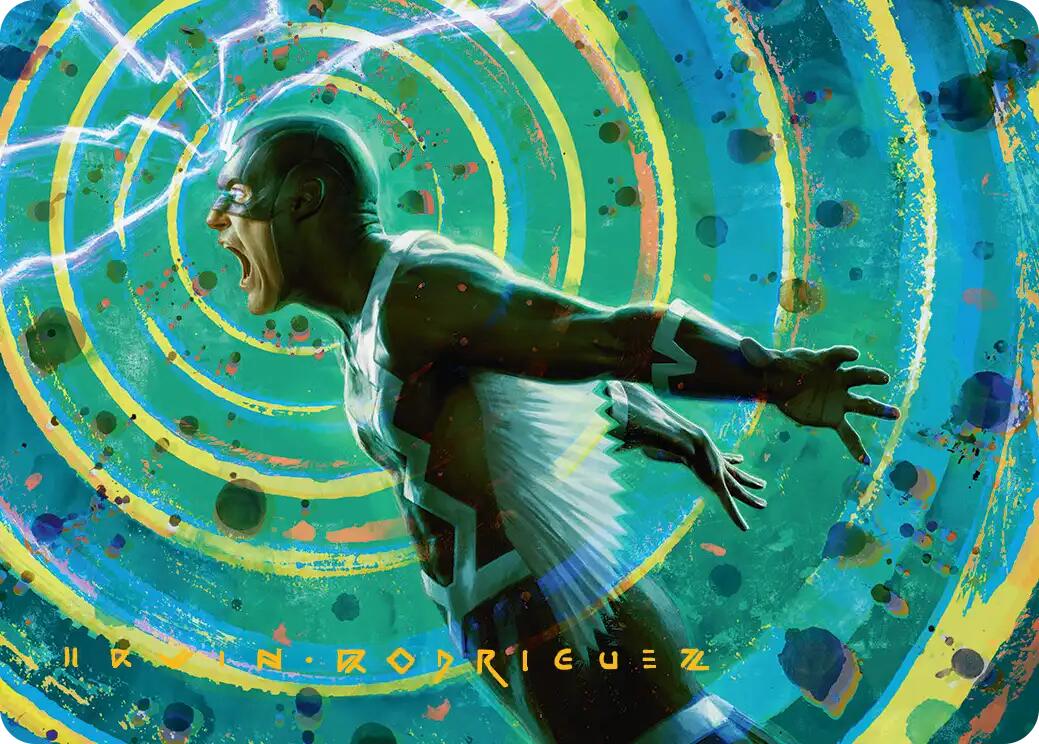 Black Bolt, Inhuman King Art Card (Gold-Stamped Signature) [Marvel Super Heroes Art Series] | Game Master's Emporium (The New GME)