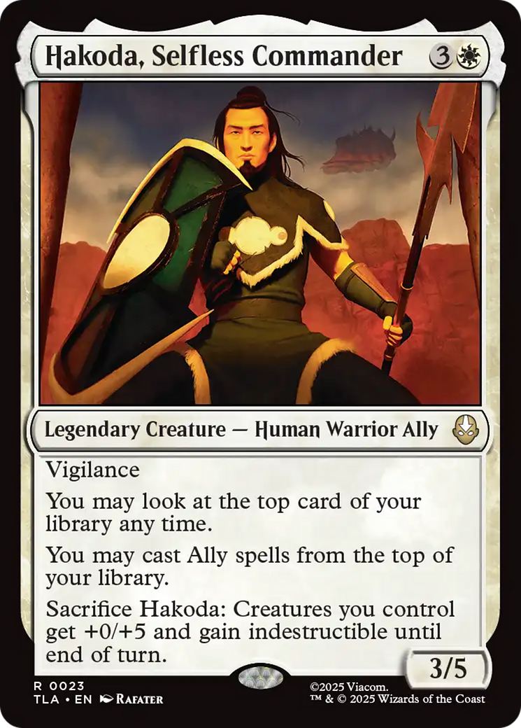 Hakoda, Selfless Commander [Avatar: The Last Airbender] | Game Master's Emporium (The New GME)